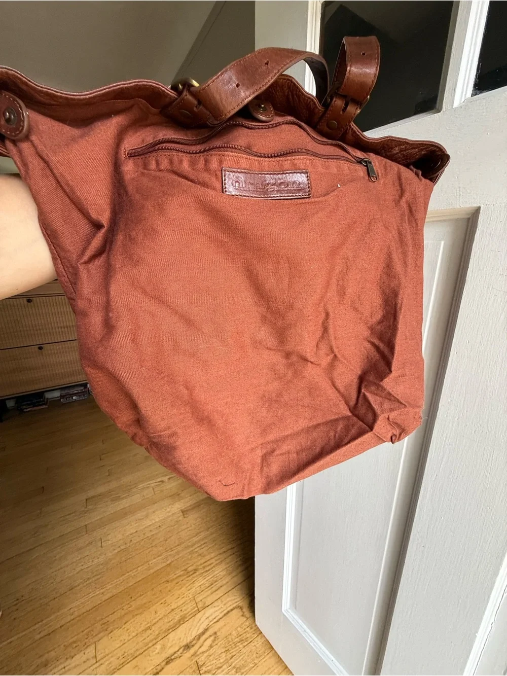 Dragon Diffusion Rust Brown Large Leather Shoulder Bag